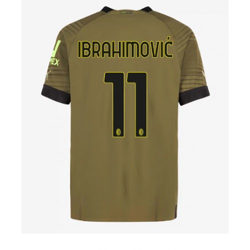 AC Milan Zlatan Ibrahimovic #11 Tredje Tröja 2022-23 Kortärmad AC Milan Zlatan Ibrahimovic #11 Tredje Tröja 2022-23 Kortärmad